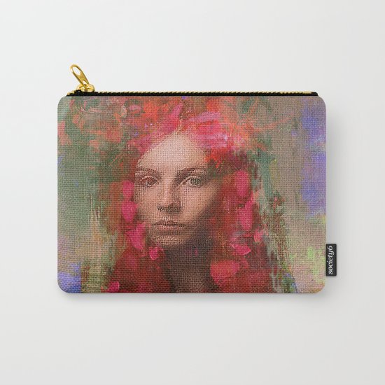 petals Lady Carry-All Pouch