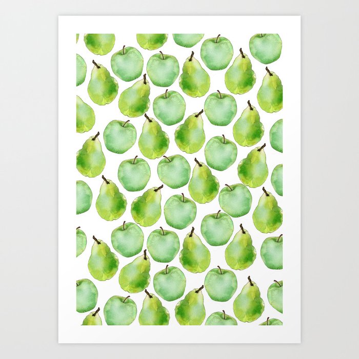 Apples and Pears Art Print