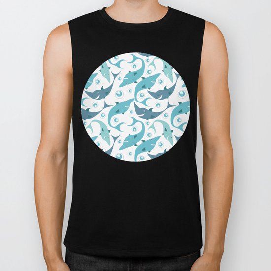 Sharks Biker Tank