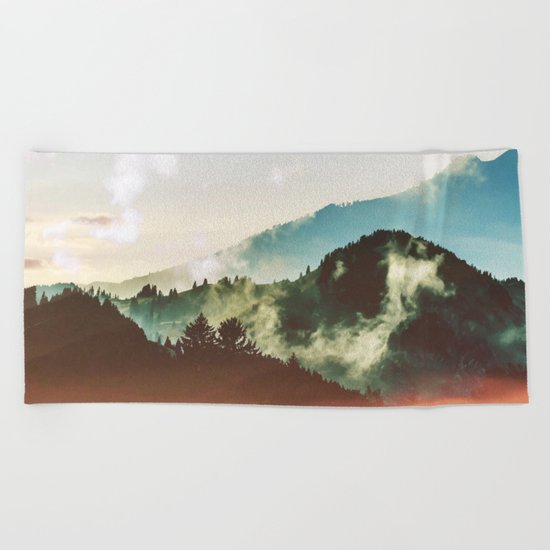 Mighty Mountain #society6 #decor #buyart Beach Towel