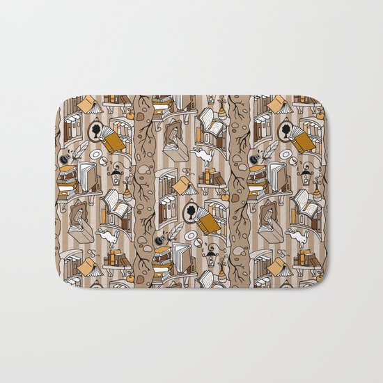 Books: Through the rabbit hole_Moka Bath Mat