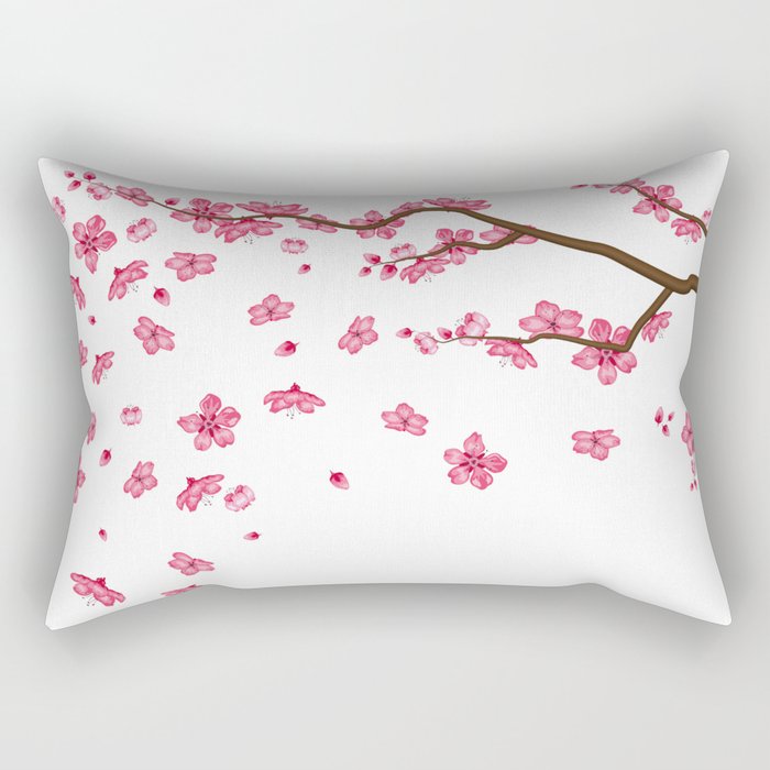 Cherry Blossom Rectangular Pillow