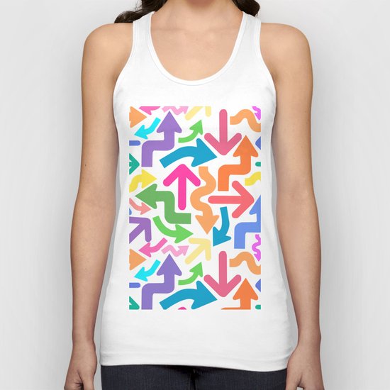 Arrow color Unisex Tank Top