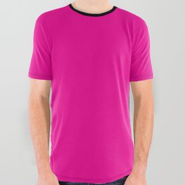 Letter I (Black & Magenta) All Over Graphic Tee
