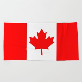 Flag of Canada - Canadian Flag Beach Towel