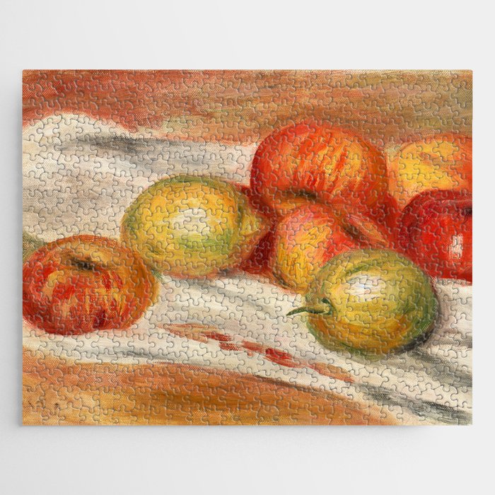 Pierre-Auguste Renoir - Apples, Orange, and Lemon Jigsaw Puzzle