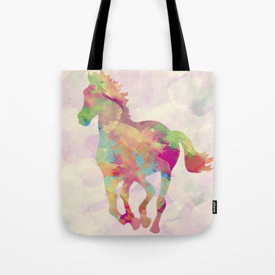 Abstract horse Tote Bag