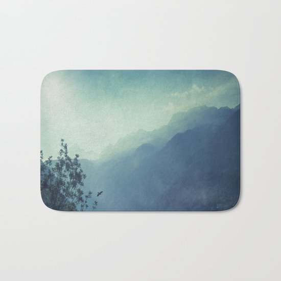 mountain blues Bath Mat