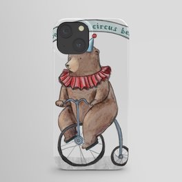 George the circus bear iPhone Case