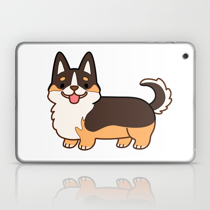 Keep Calm And Corgi On Tricolor Laptop Ipad Skin By Ladyholly Society6 The best gifs are on giphy. keep calm and corgi on tricolor laptop ipad skin by ladyholly