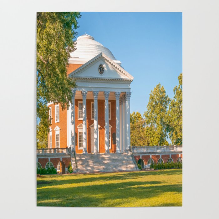 Charlottesville Virginia Campus Lawn Print Poster by Aaron Geraud Society6