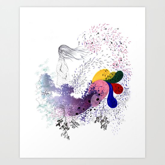 Viento Art Print