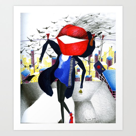 Here Comes Spring. Art Print