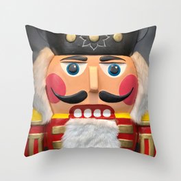 Nutcracker Christmas Design - Illustration Throw Pillow