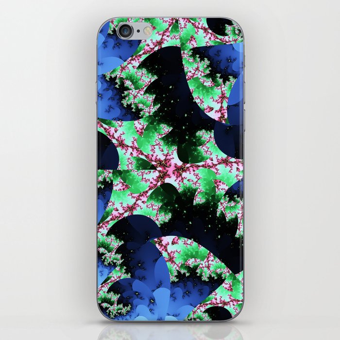Julia's Nebula - abstract fractal art iPhone Skin