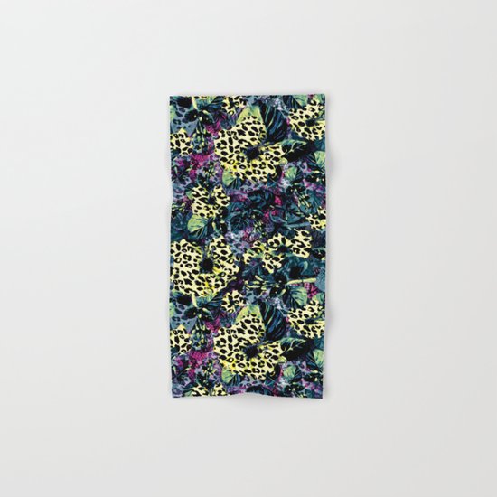 Golden Flowers II Hand & Bath Towel