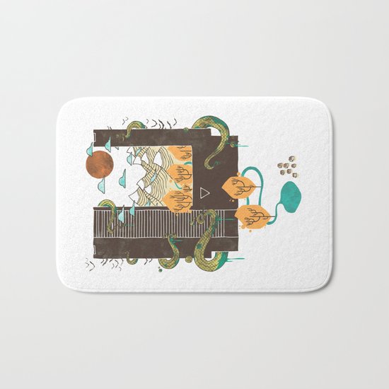 A World Within Bath Mat