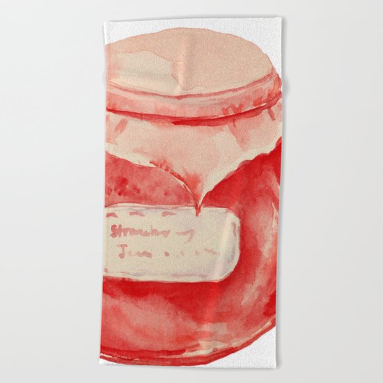 Strawberry Jam Beach Towel
