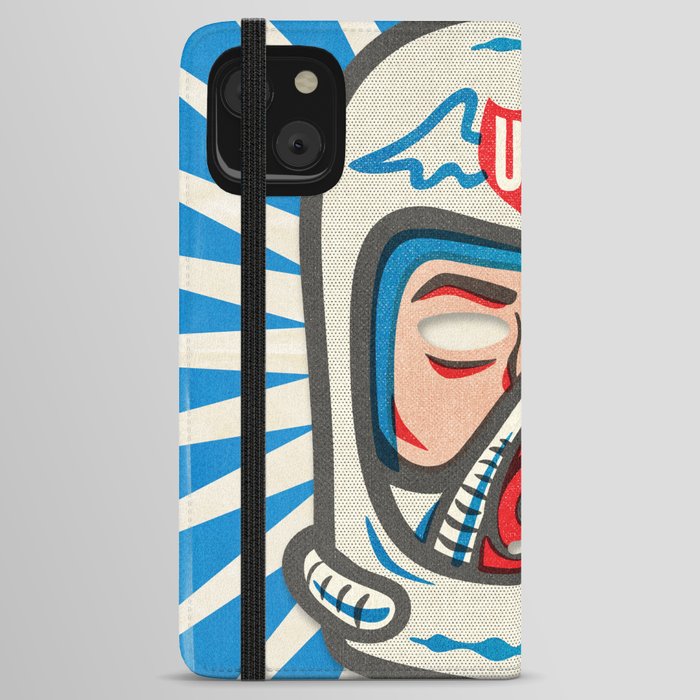 Astronaut Mask iPhone Wallet Case