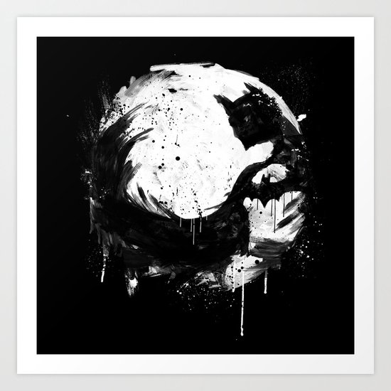 Dark Moon Art Print