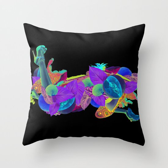 Candela Collage Throw Pillow