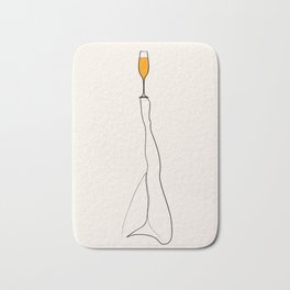 Holidays at home, glass of wine, champagne, stay home, party, cocktail, women legs Bath Mat | Graphicdesign, Party, Cocktail, Glassofwine, Legs, Holidaysathome, Cut, Women, Modern, Womenbody 