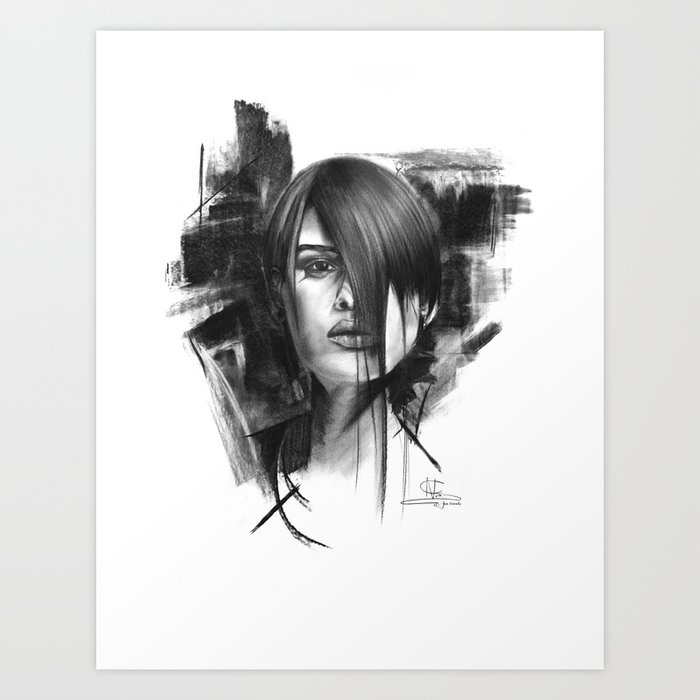 High Contrast Art Print By Franrosadoart Society6