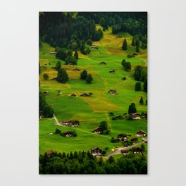 Greens of Grindelwald Canvas Print