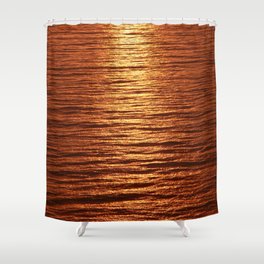 copper sea Shower Curtain