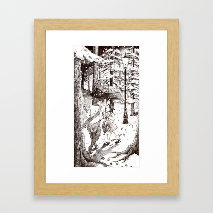 The Lion The Witch And The Wardrobe Framed Art Print By