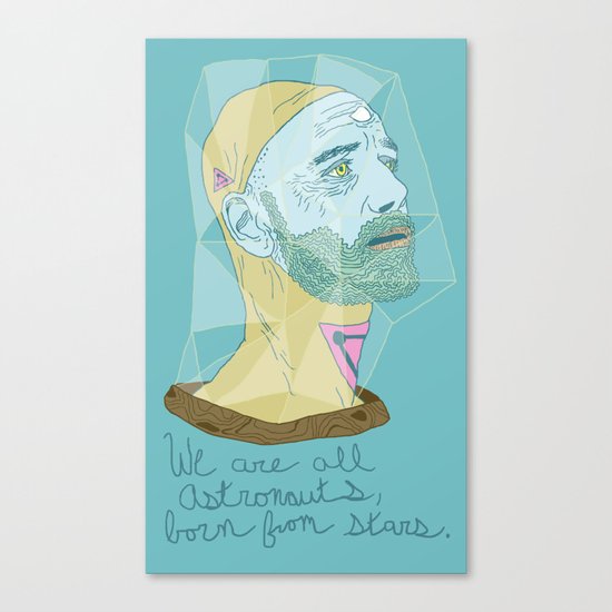 We Are All Astronauts, Born From Stars Canvas Print