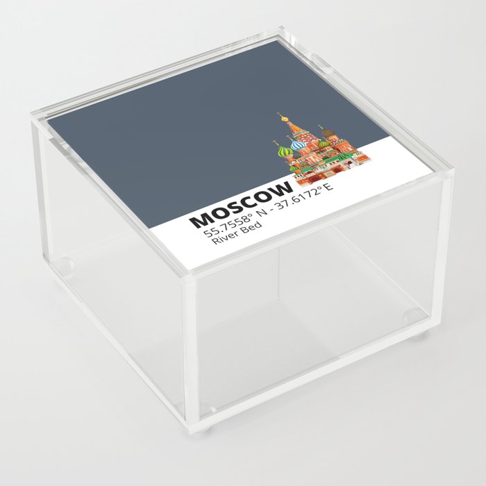 Moscow River Bed Acrylic Box