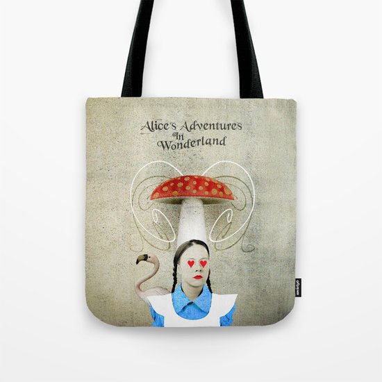 Alice In Wonderland Tote Bag