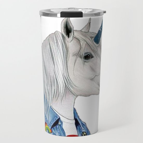 Unicorn Guy Travel Mug By Imagedoctor Society6