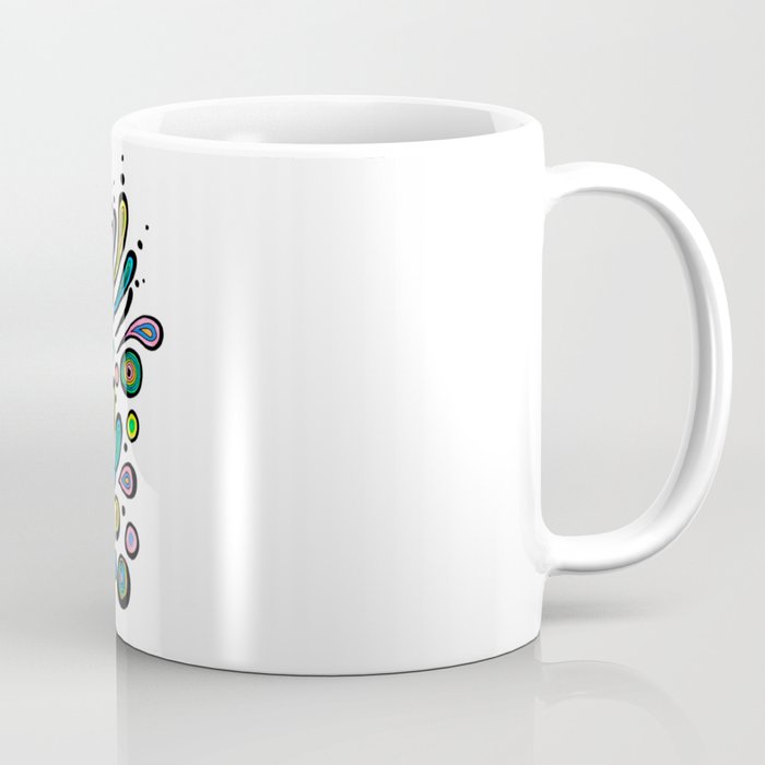 Rainbow Hearts Coffee Mug
