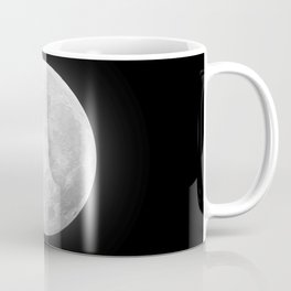 CHALK WHITE MOON Coffee Mug