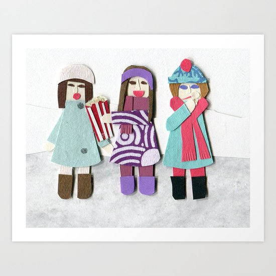 Popcorn Art Print