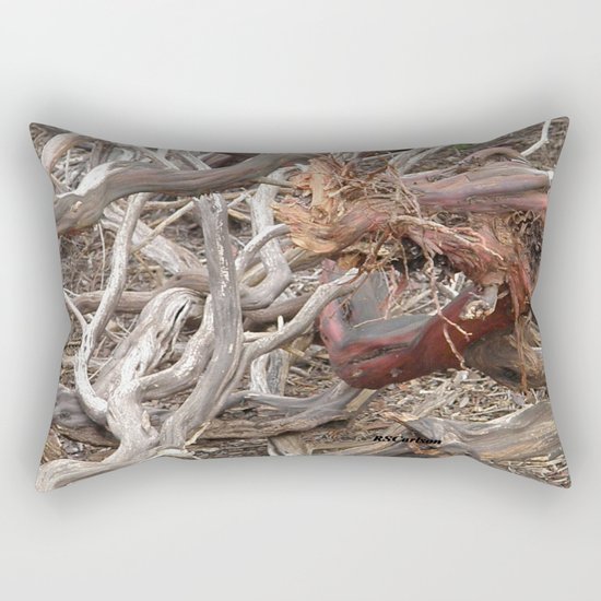 TEXTURES - Manzanita Drought Conditions #4 Rectangular Pillow