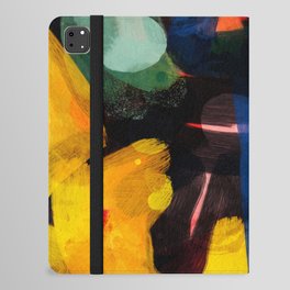 Abstract Zen Art Expressionism With The Sun iPad Folio Case