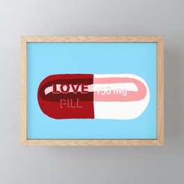 Love Pill Framed Mini Art Print