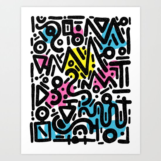 ABSTRACT 012 Art Print