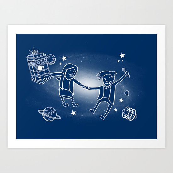 Adventures in Space/Time Art Print