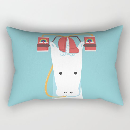 Rainbow Juice Rectangular Pillow