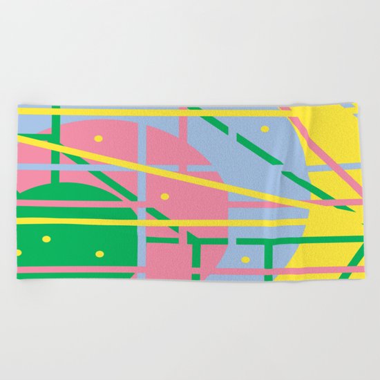 Colours Q Beach Towel