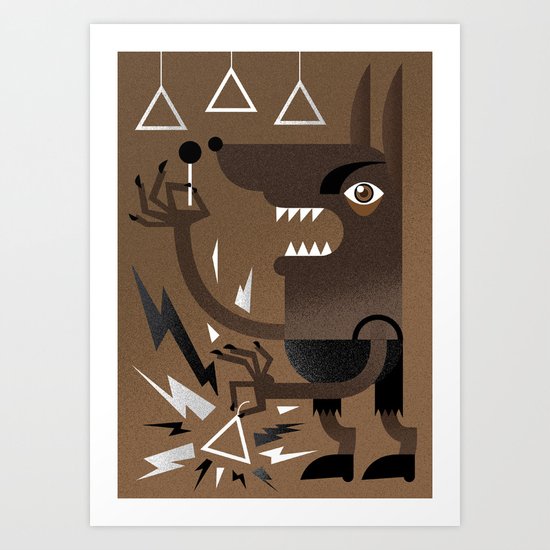 "Wolf" Monster Rock Art Print