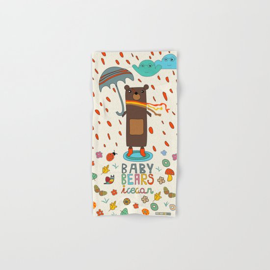 Baby Bears Icecar Hand & Bath Towel