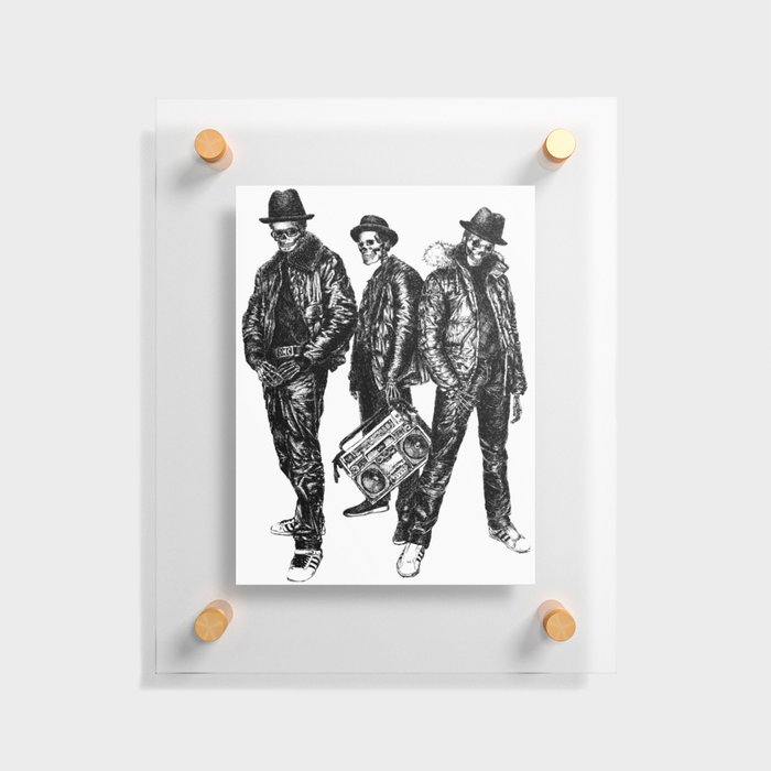 the Legend of Hip Hop Floating Acrylic Print