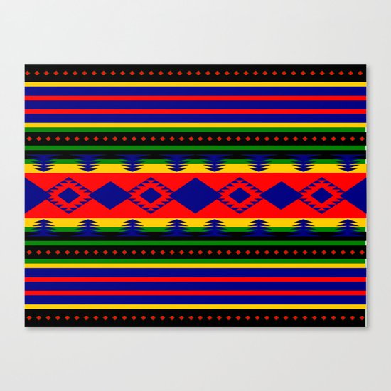 Aztec Summer Canvas Print