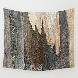 Eucalyptus Tree Bark and Wood Abstract Natural Texture 31 Wall Tapestry