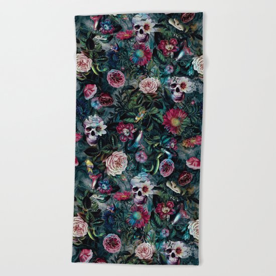 Poisonous Forest Beach Towel